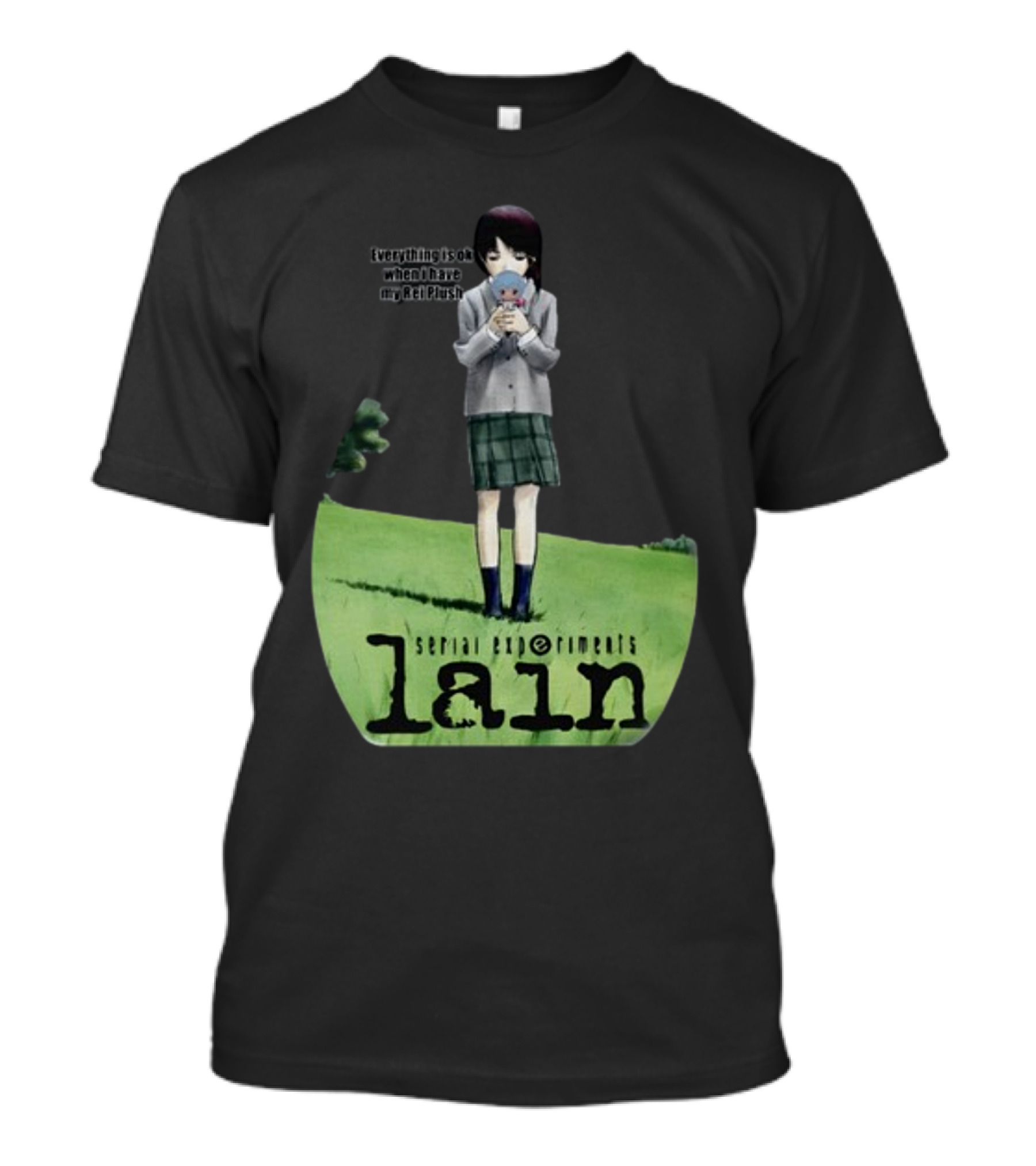 Serial Experiments Lain Everything Is Ok When I Have My Rei Plush T-Shirt