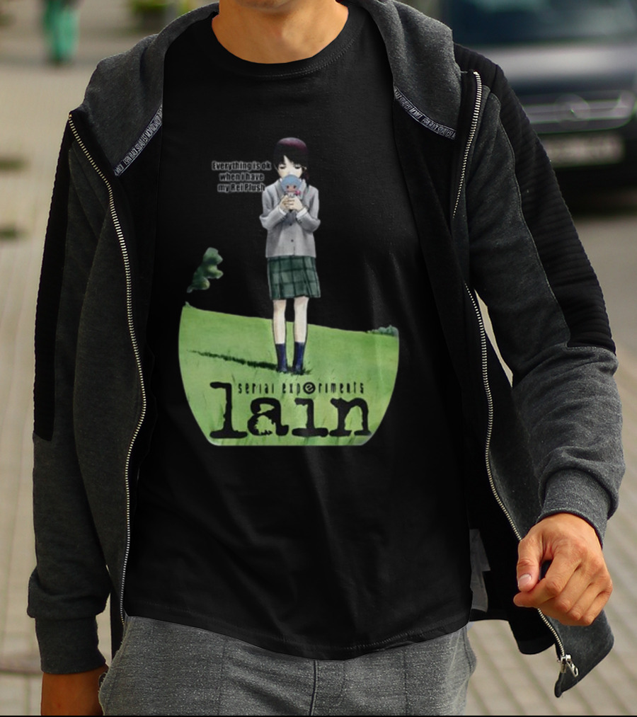 Serial Experiments Lain Everything Is Ok When I Have My Rei Plush T-Shirt