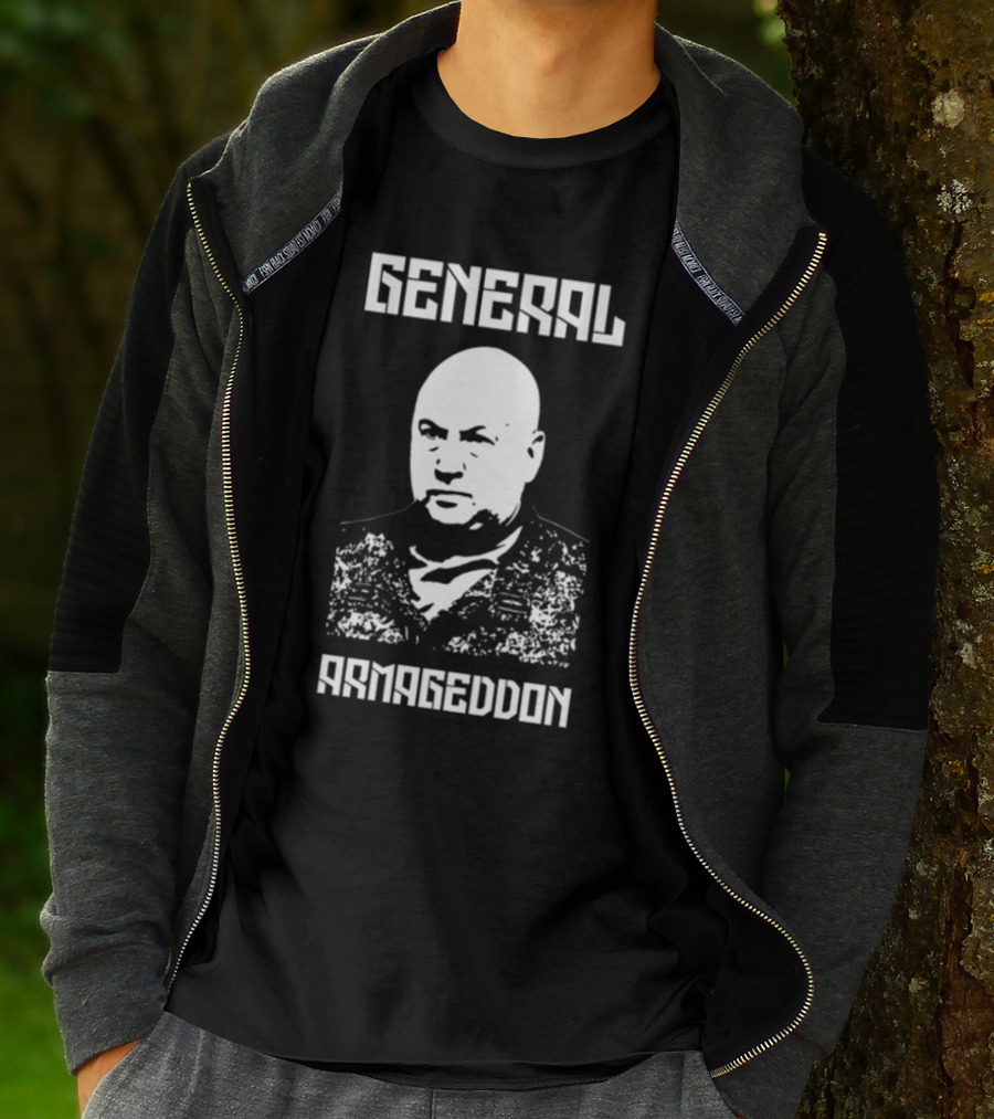 General Armageddon Gearbubble Bold Military Commander T-Shirt