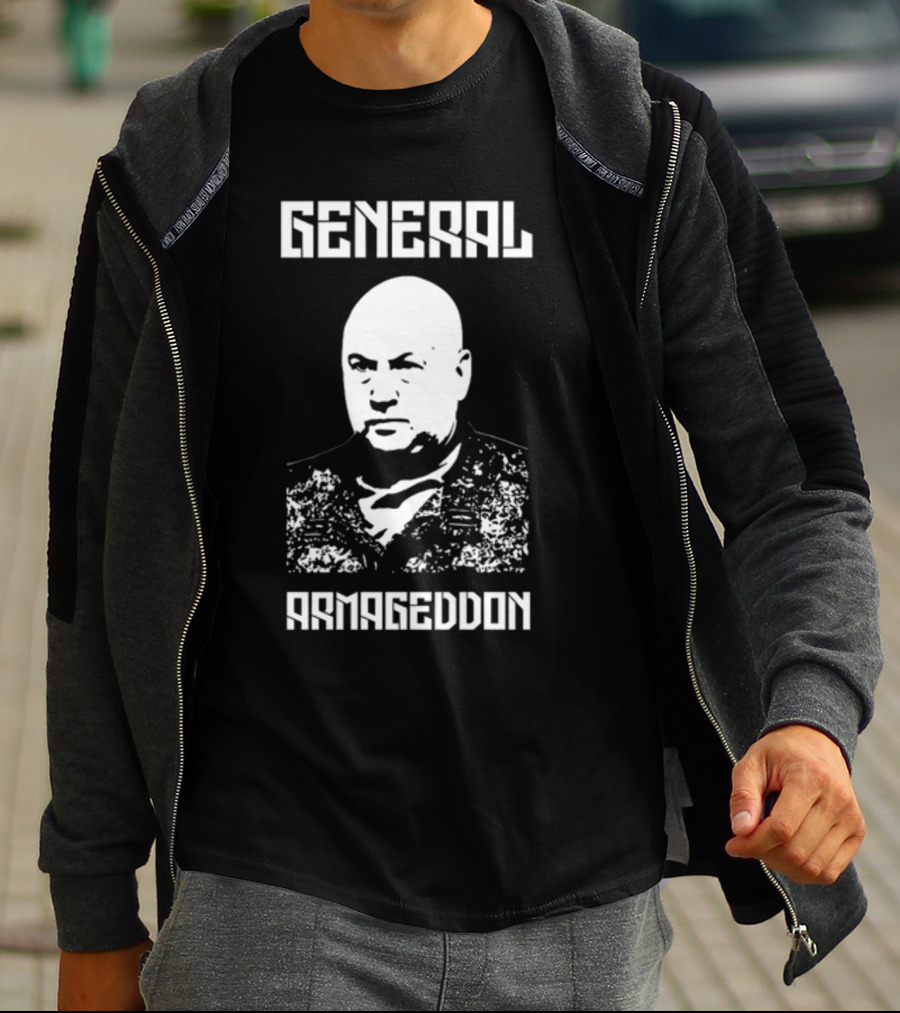 General Armageddon Gearbubble Bold Military Commander T-Shirt