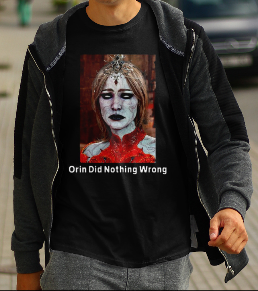 Orin Did Nothing Wrong Mysterious Gothic Character T-Shirt