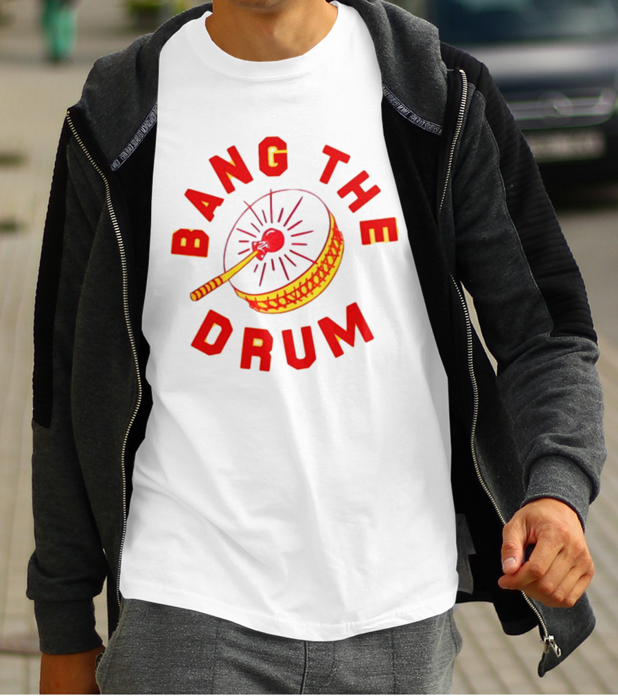 Bang The Drum Classic Percussion Icon T-Shirt