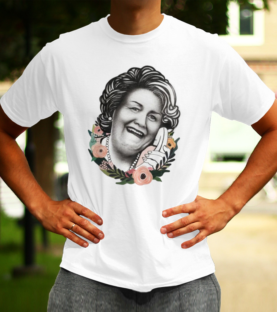 Hyacinth Bouquet With Floral Border And Telephone T-Shirt