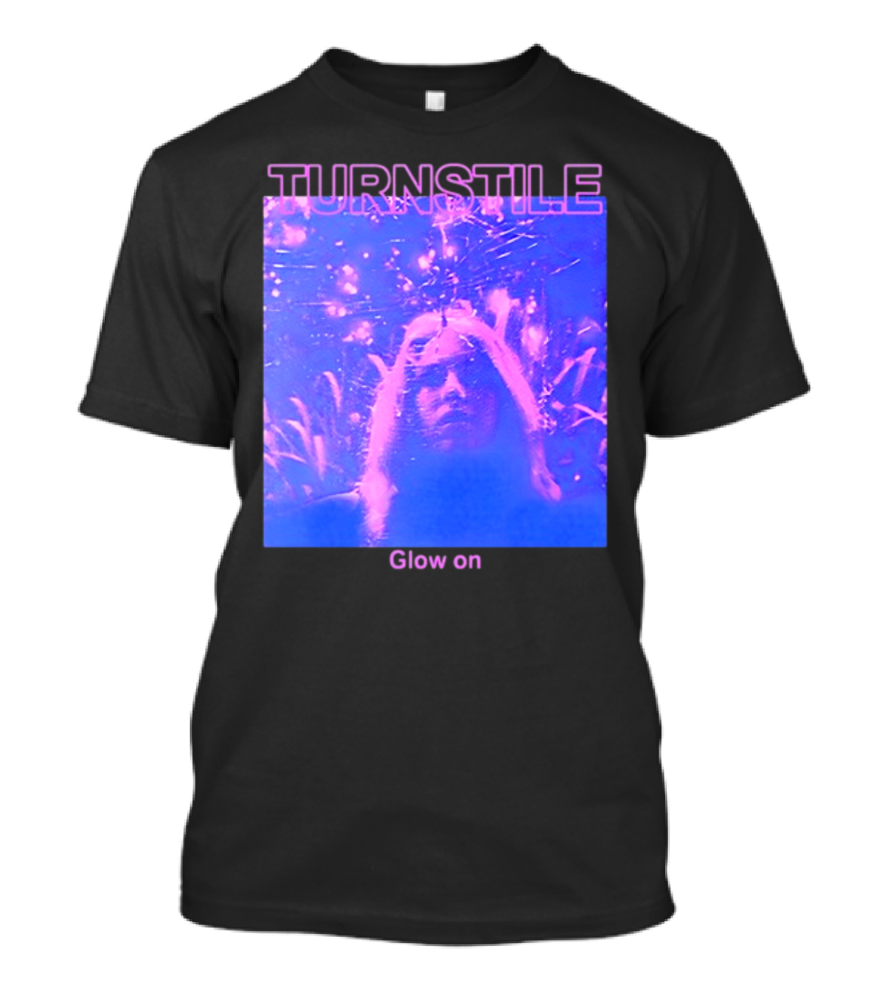 Turnstile Glow On Psychedelic Purple T-Shirt