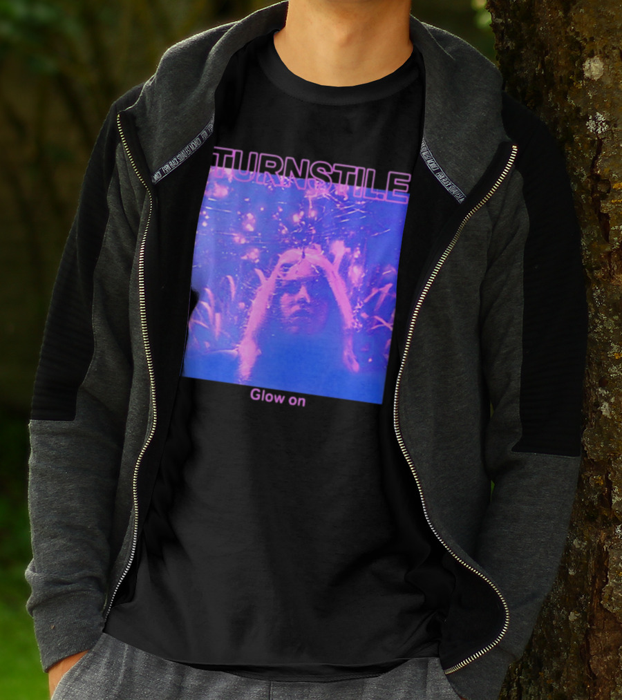 Turnstile Glow On Psychedelic Purple T-Shirt