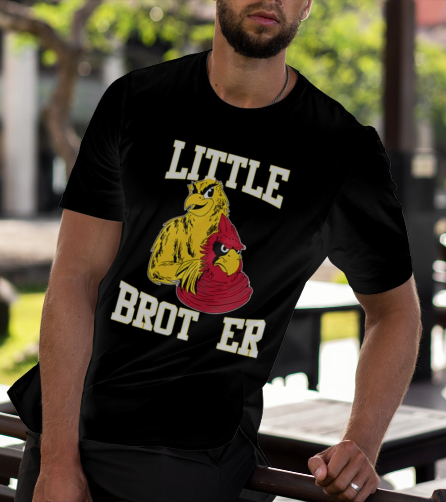 LITTLE BROTHER Iowa Hawkeyes Iowa State Cyclones Rivalry T-Shirt