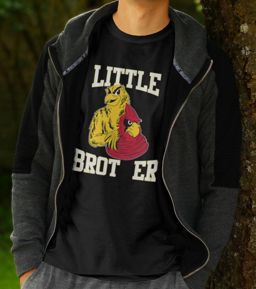 LITTLE BROTHER Iowa Hawkeyes Iowa State Cyclones Rivalry T-Shirt