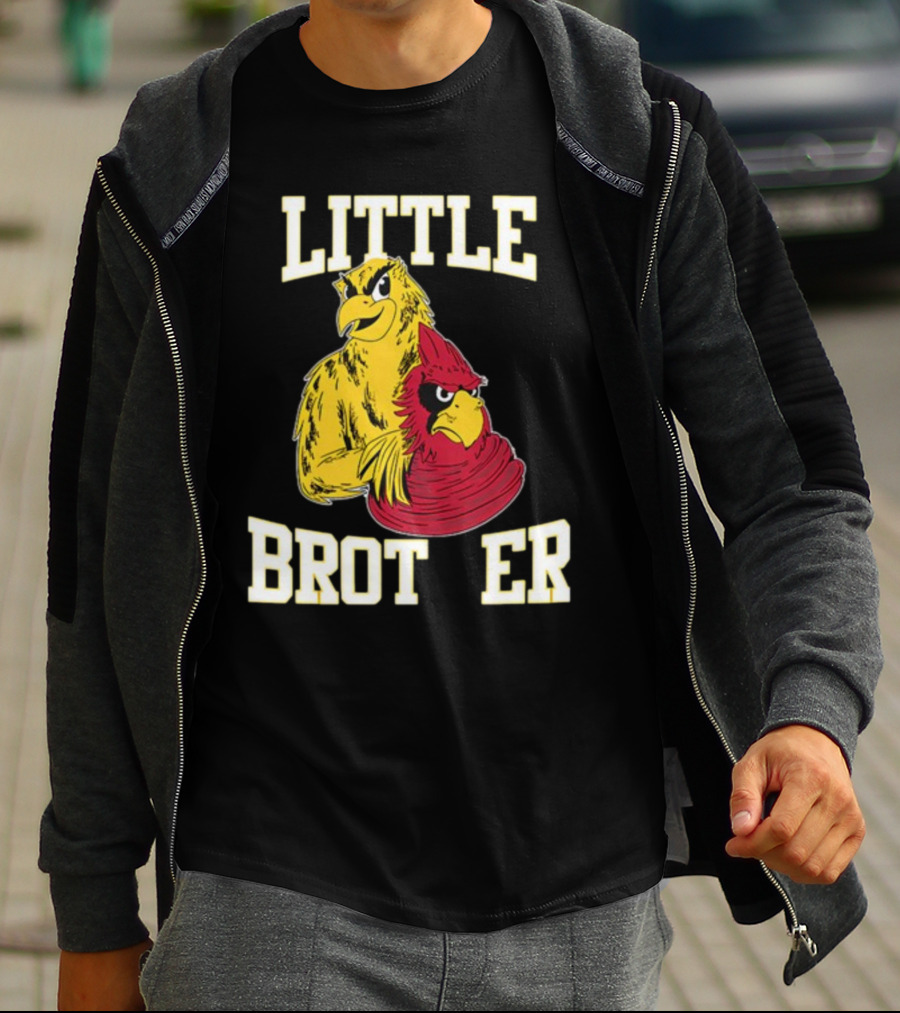 LITTLE BROTHER Iowa Hawkeyes Iowa State Cyclones Rivalry T-Shirt