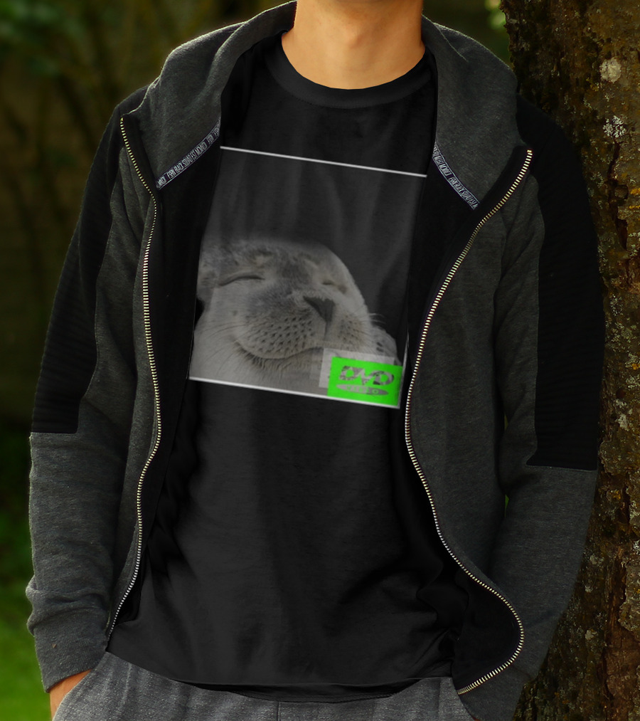 Bouncing DVD Hits Corner Idle Screen Meme Relaxed Seal T-Shirt