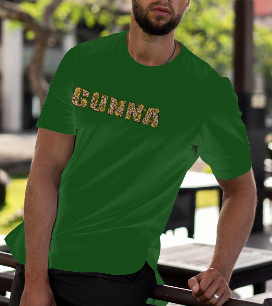 Gunna Wunna Floral Pattern Wun Night Only T-Shirt