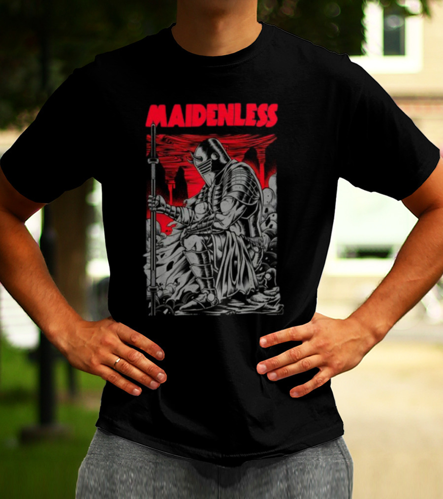Maidenless Raskol Knight Dark Fantasy Art Comic T-Shirt