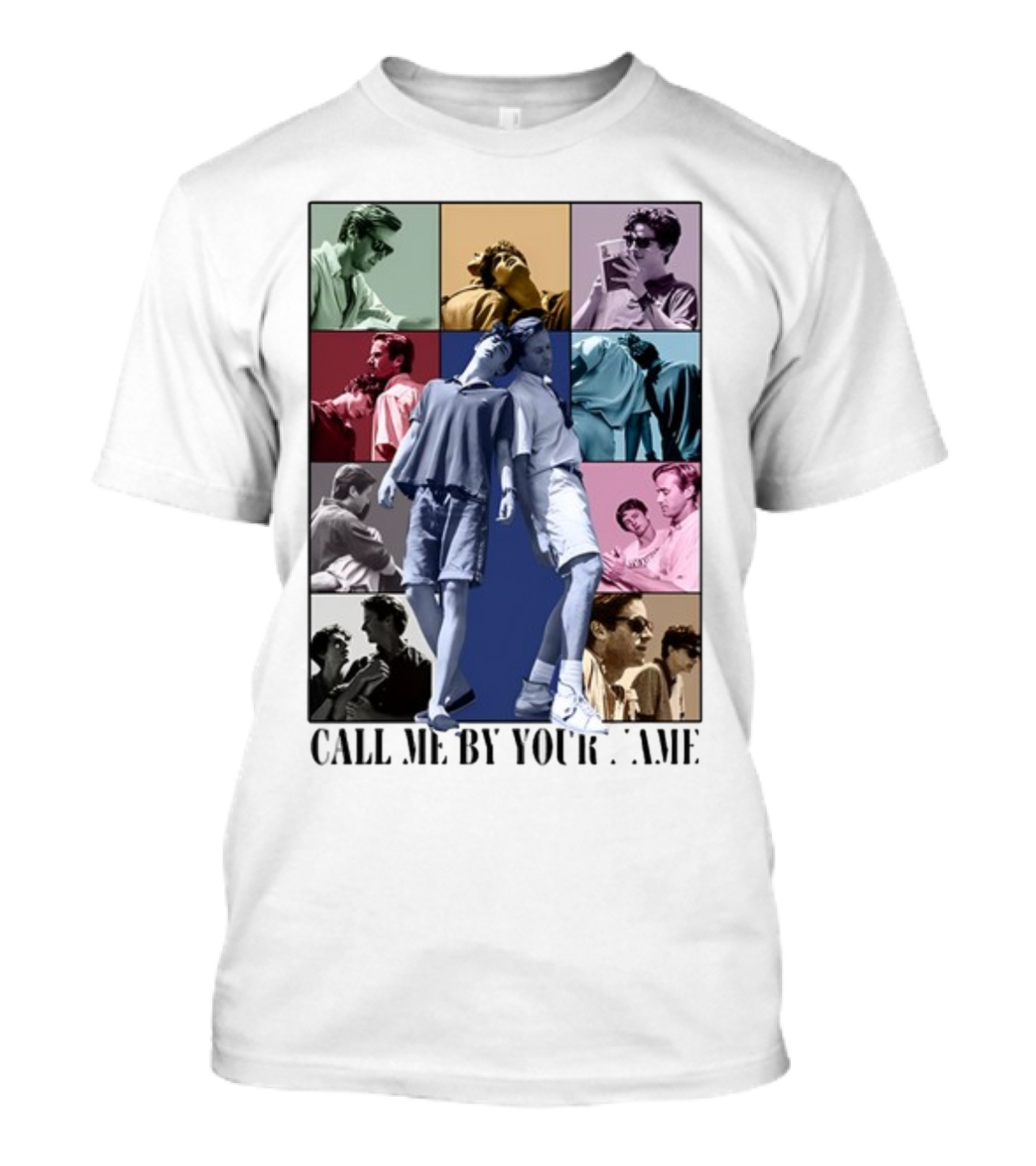 Call Me By Your Name Vintage Pop Art Collage Eras Tour T-Shirt