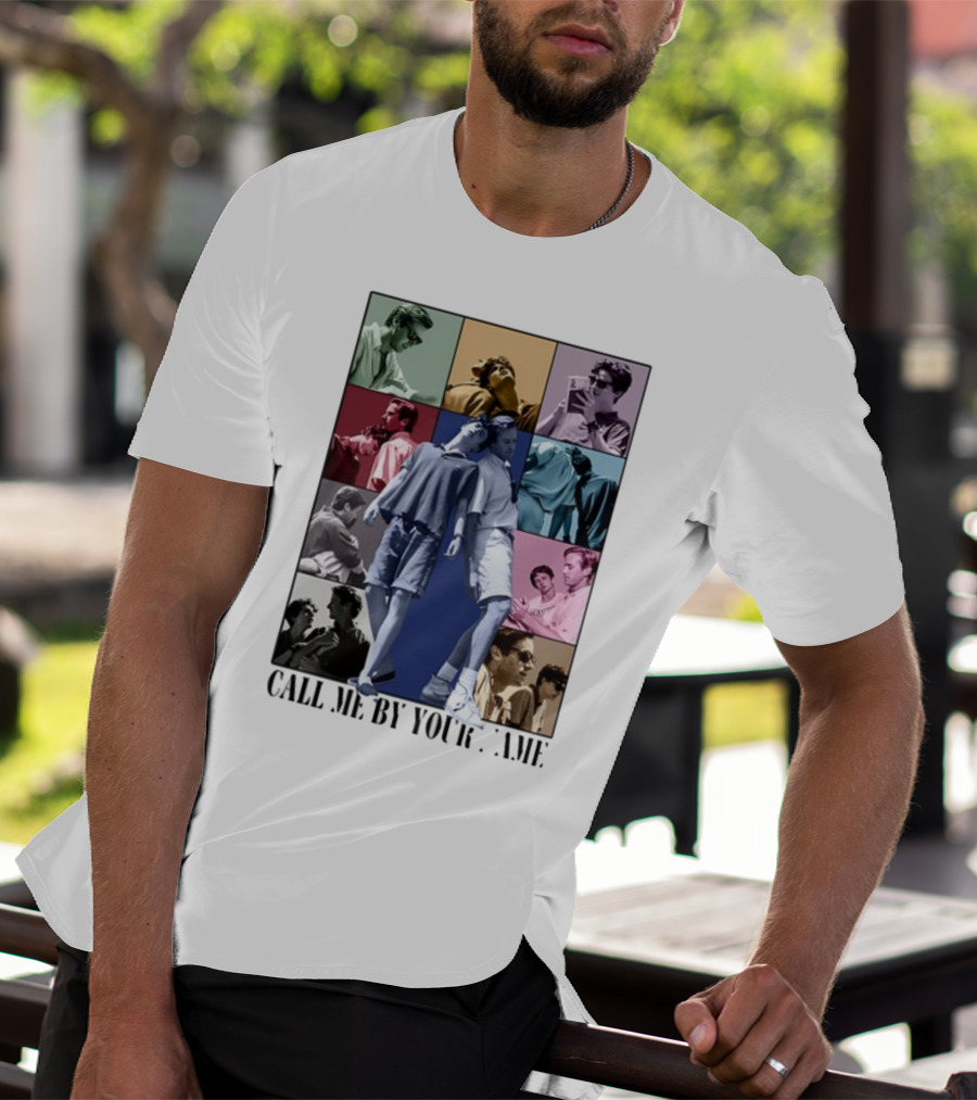Call Me By Your Name Vintage Pop Art Collage Eras Tour T-Shirt