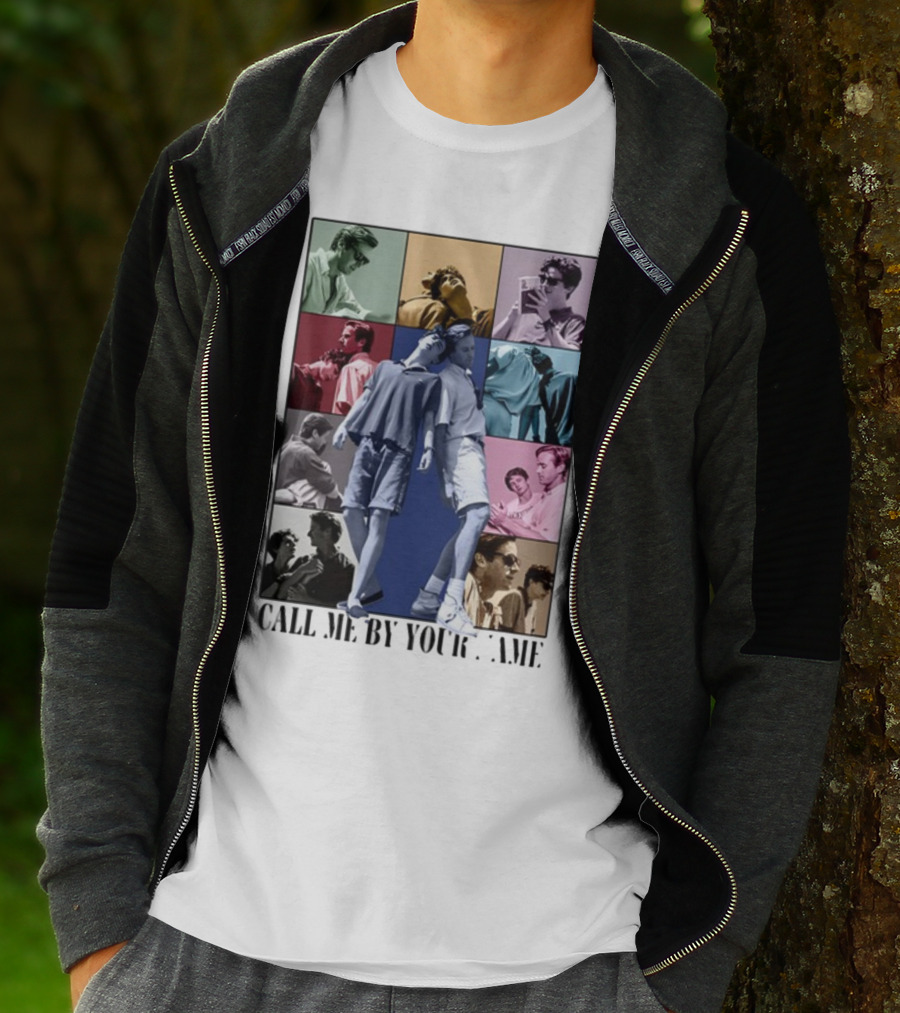 Call Me By Your Name Vintage Pop Art Collage Eras Tour T-Shirt