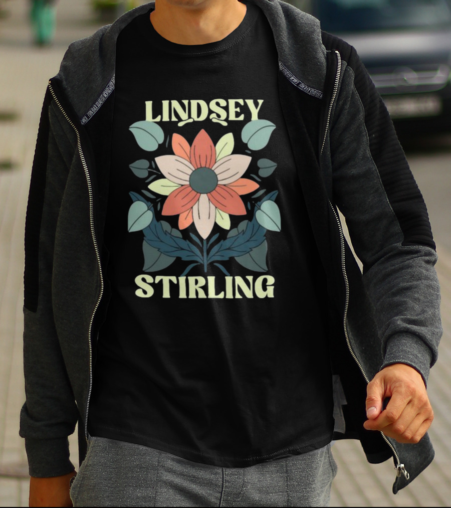 Lindsey Stirling Floral Design Flower T-Shirt