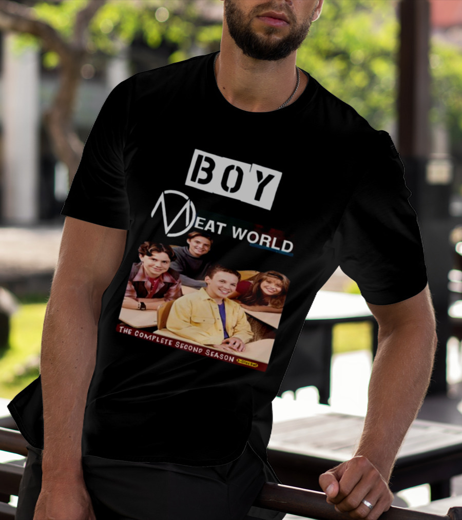 Boy Meat World The Complete Second Season DVD Cast Classroom T-Shirt