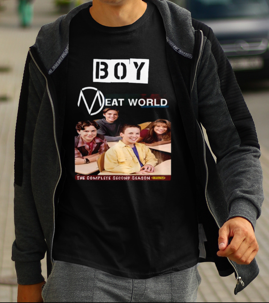 Boy Meat World The Complete Second Season DVD Cast Classroom T-Shirt
