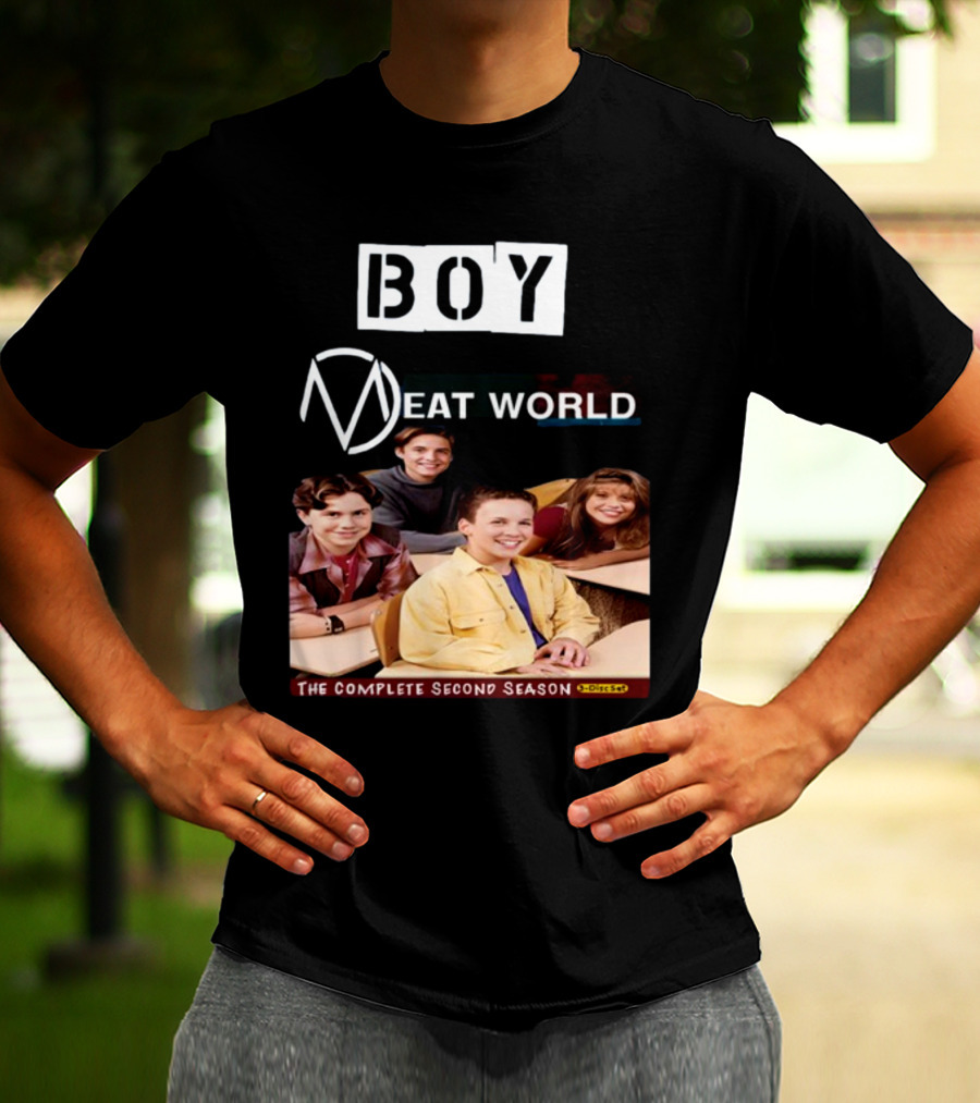 Boy Meat World The Complete Second Season DVD Cast Classroom T-Shirt