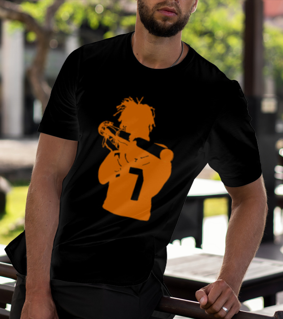 Vol Locked And Loaded Number 7 Football Rocket T-Shirt