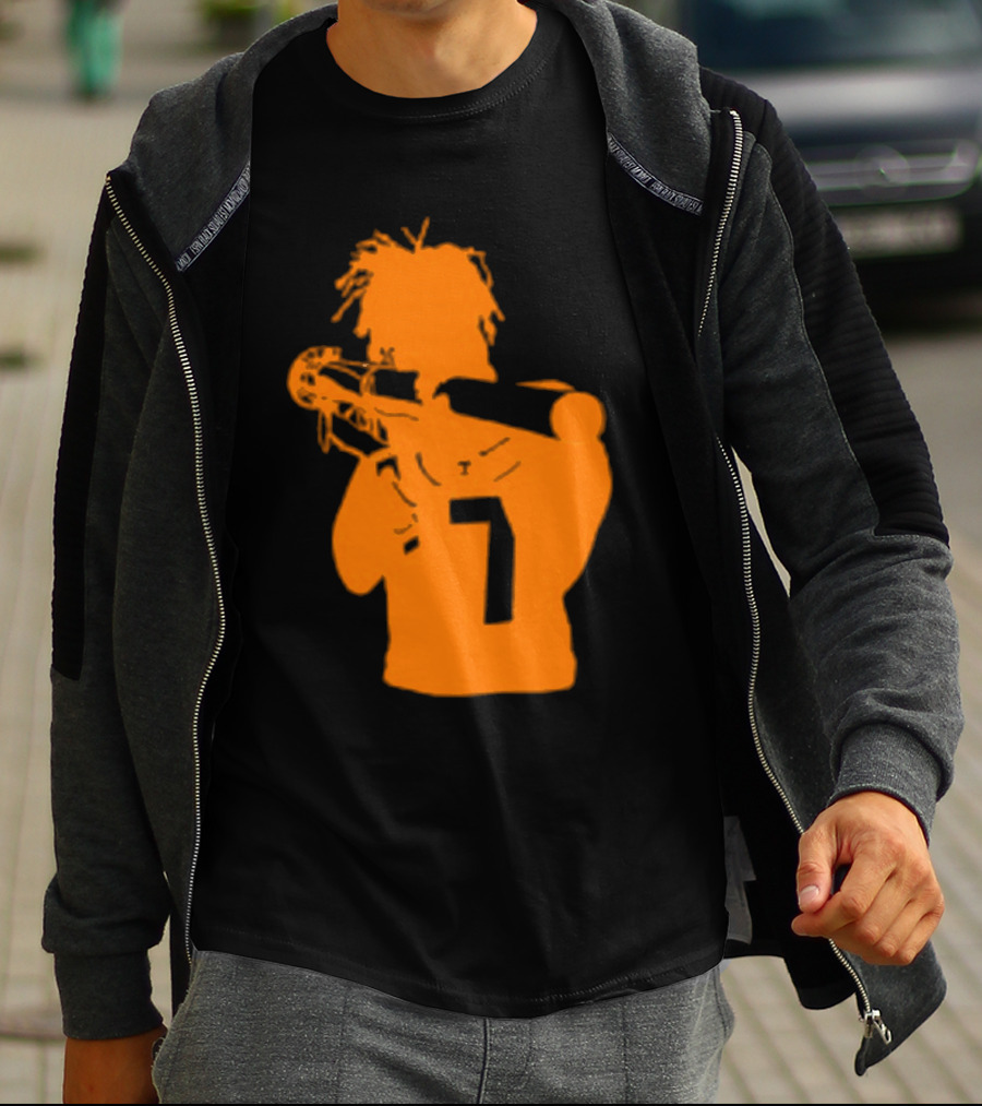 Vol Locked And Loaded Number 7 Football Rocket T-Shirt