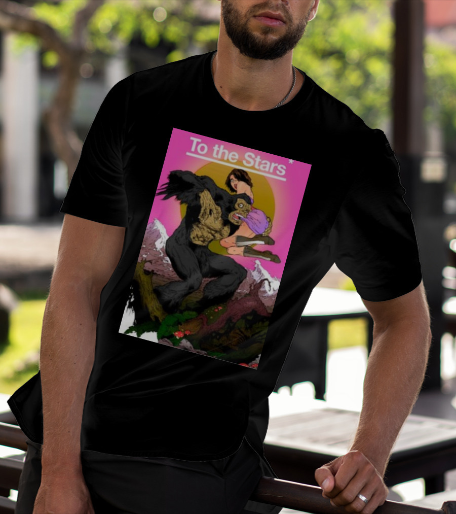 To The Stars Bigfoot Comic By Thomas Tenney T-Shirt