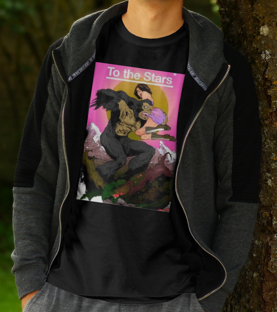 To The Stars Bigfoot Comic By Thomas Tenney T-Shirt