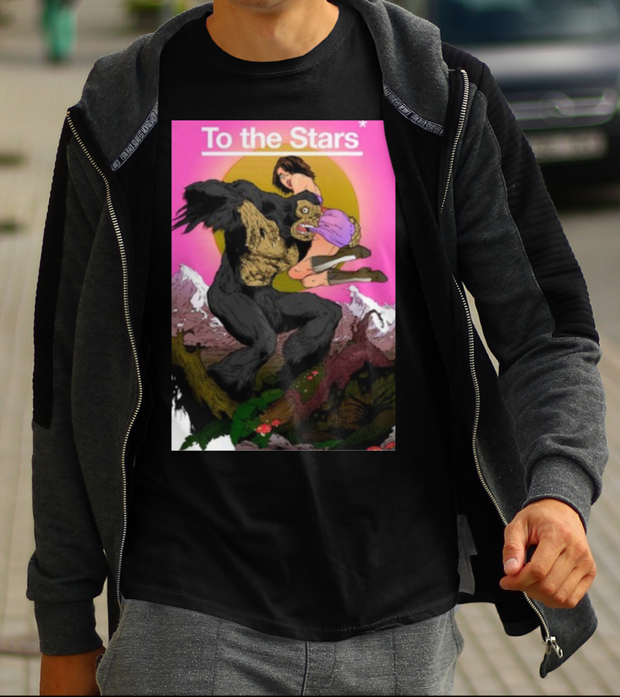 To The Stars Bigfoot Comic By Thomas Tenney T-Shirt