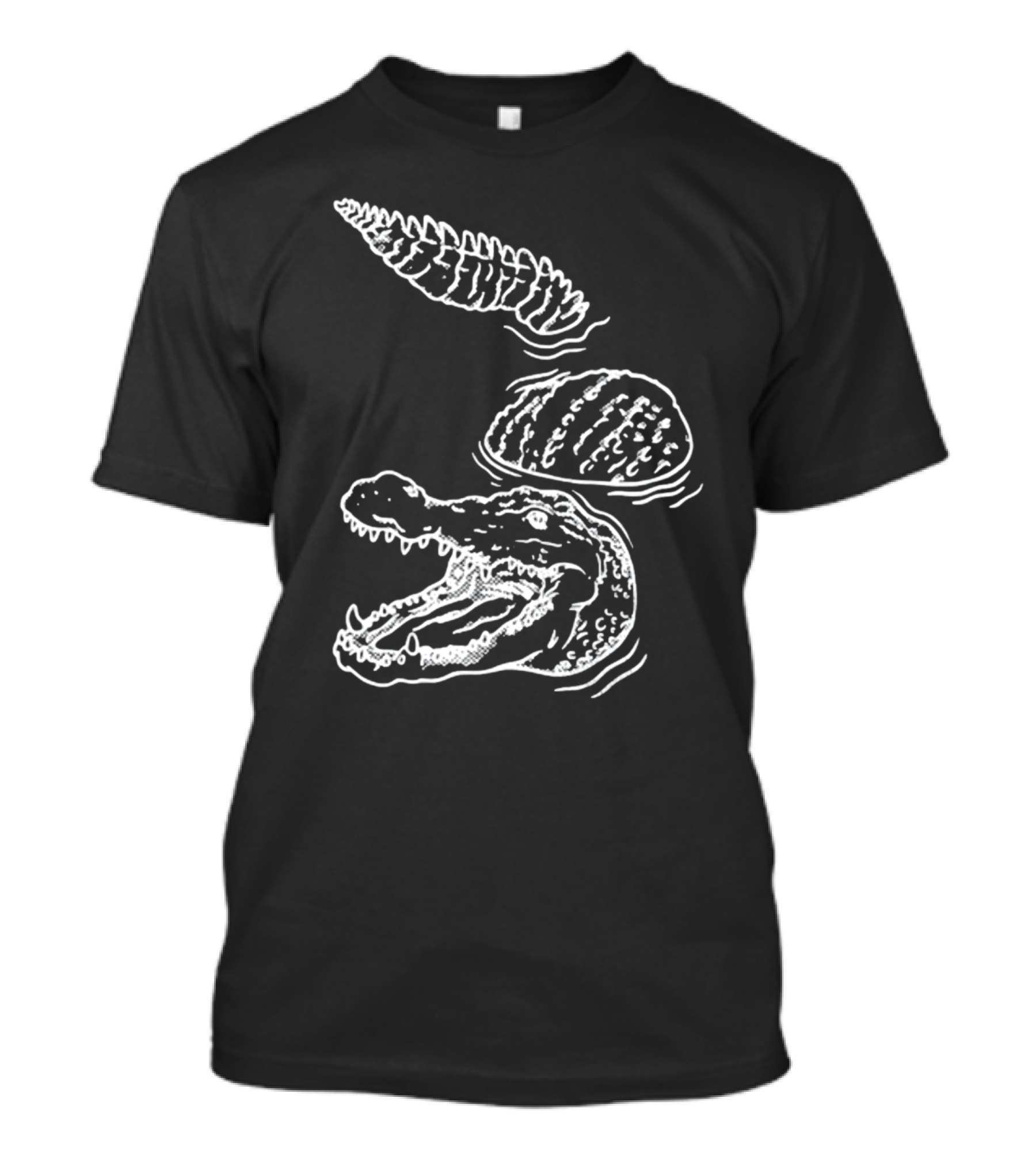 Let's Trip Crocodile Alligators Ice Cream Cone Fusion T-Shirt