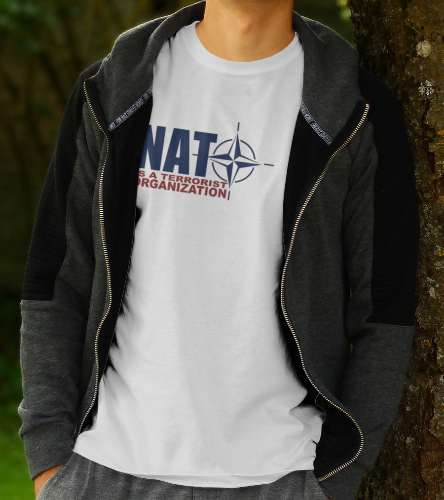 Revolutionary Blackout Network Nat Is A Terrorist Organization NATO T-Shirt