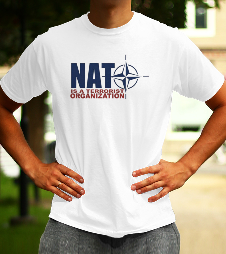 Revolutionary Blackout Network Nat Is A Terrorist Organization NATO T-Shirt