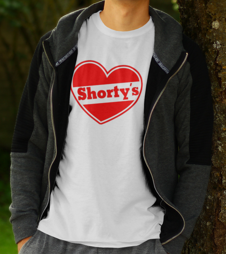 Shorty's Heart Logo Red Heart T-Shirt