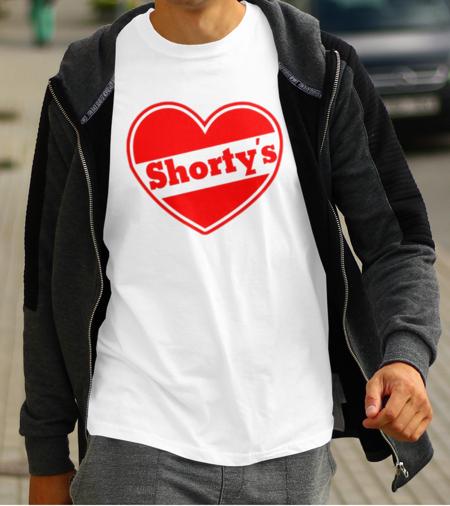 Shorty's Heart Logo Red Heart T-Shirt