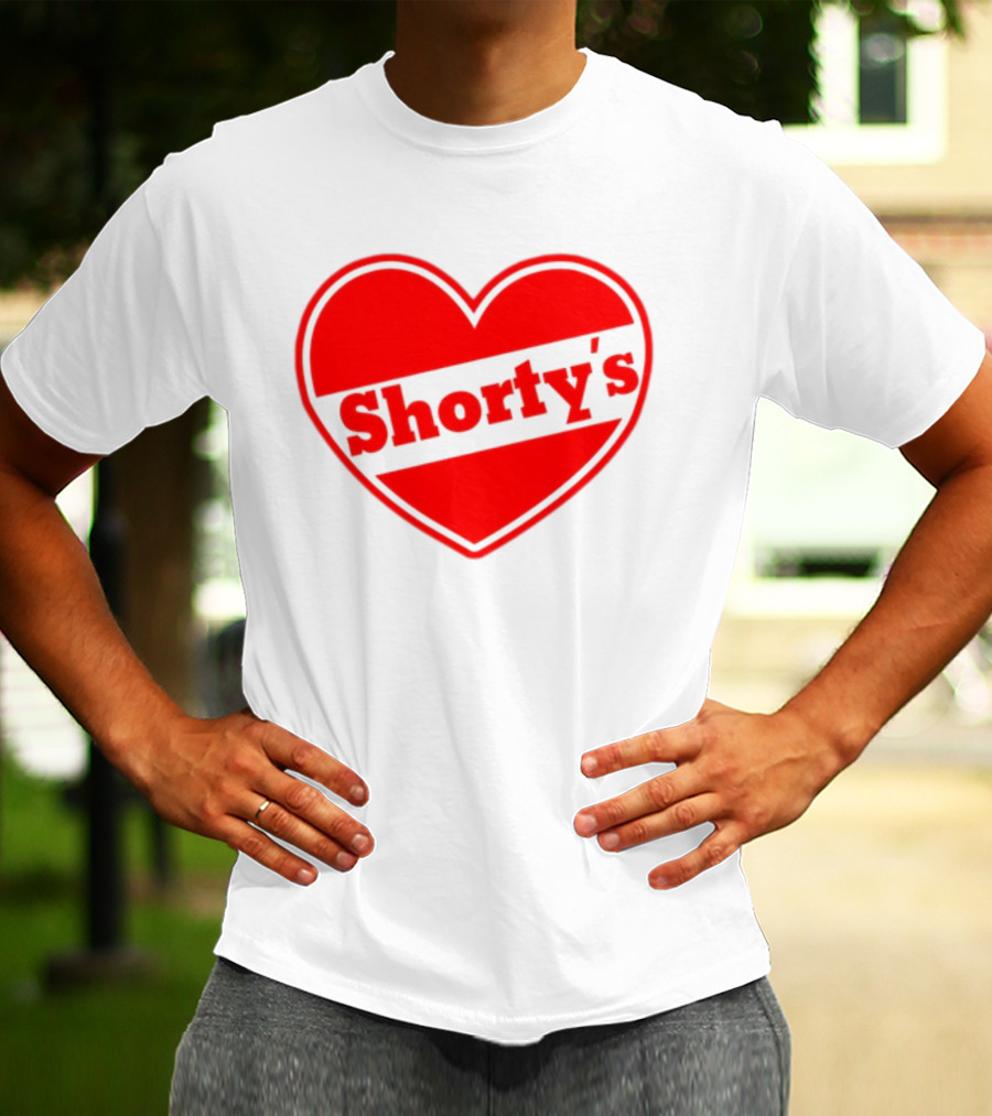 Shorty's Heart Logo Red Heart T-Shirt
