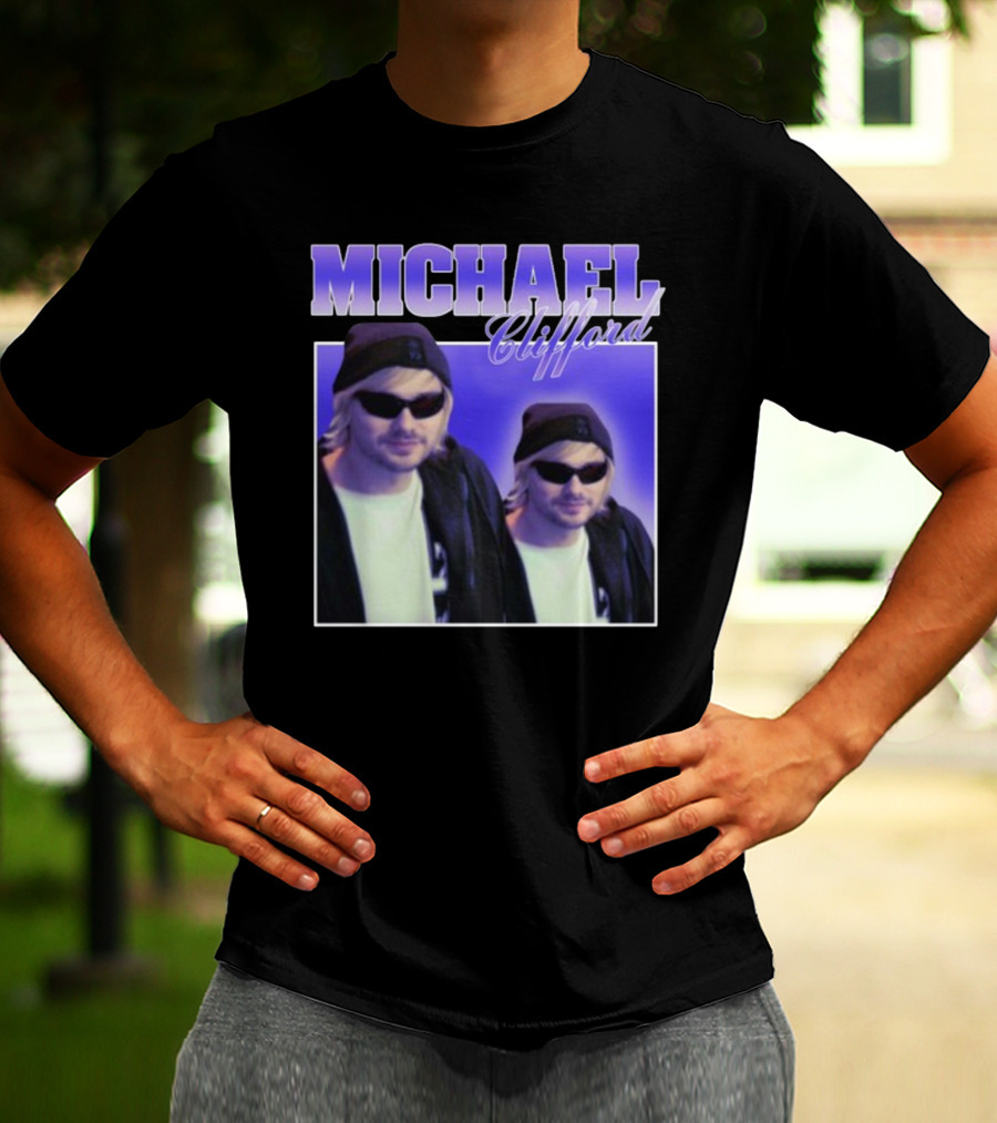 Tha5SOSFamily Vintage Michael Clifford Double Portrait T-Shirt