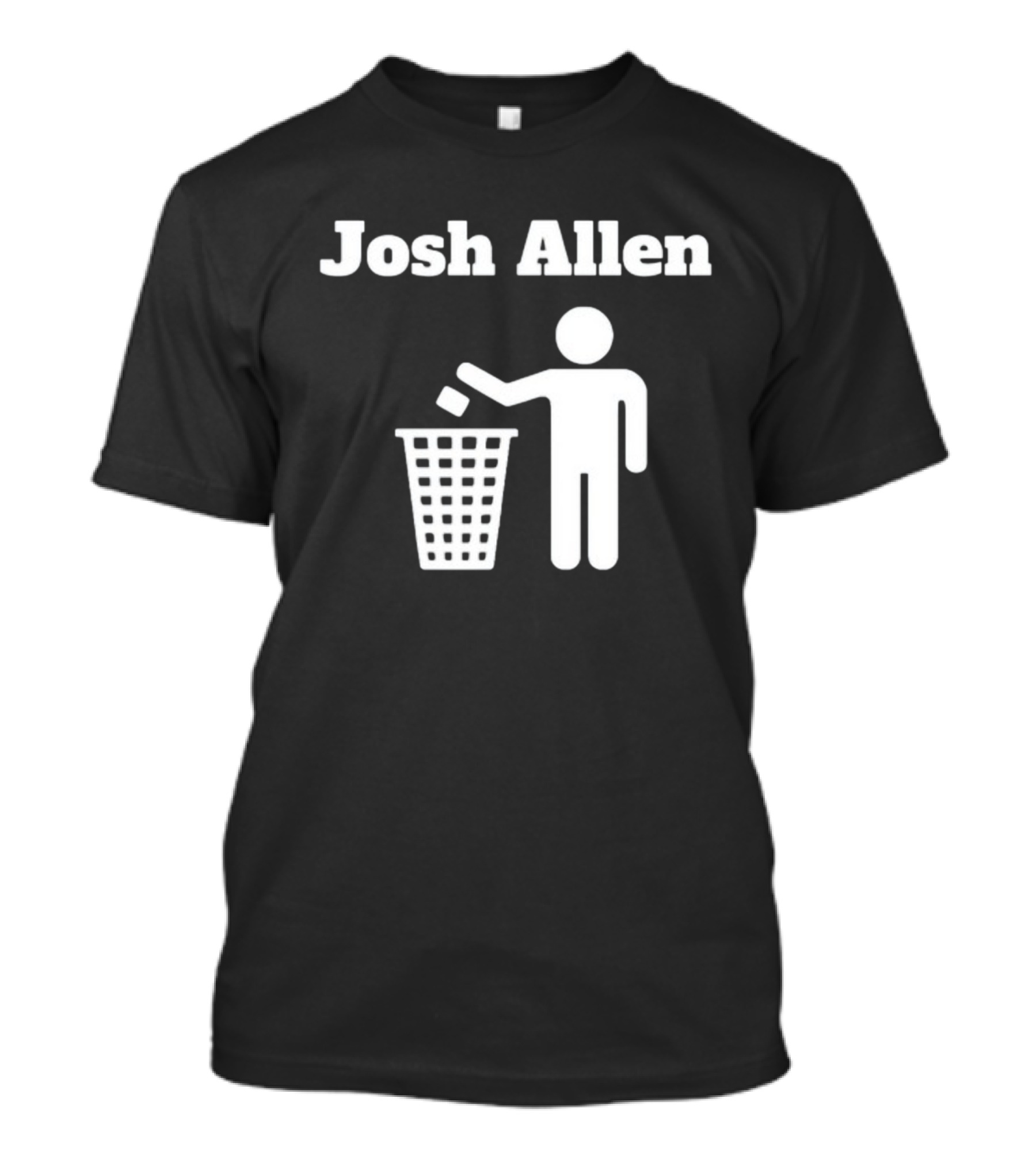 Josh Allen Trash Iconic Disposal Mock T-Shirt