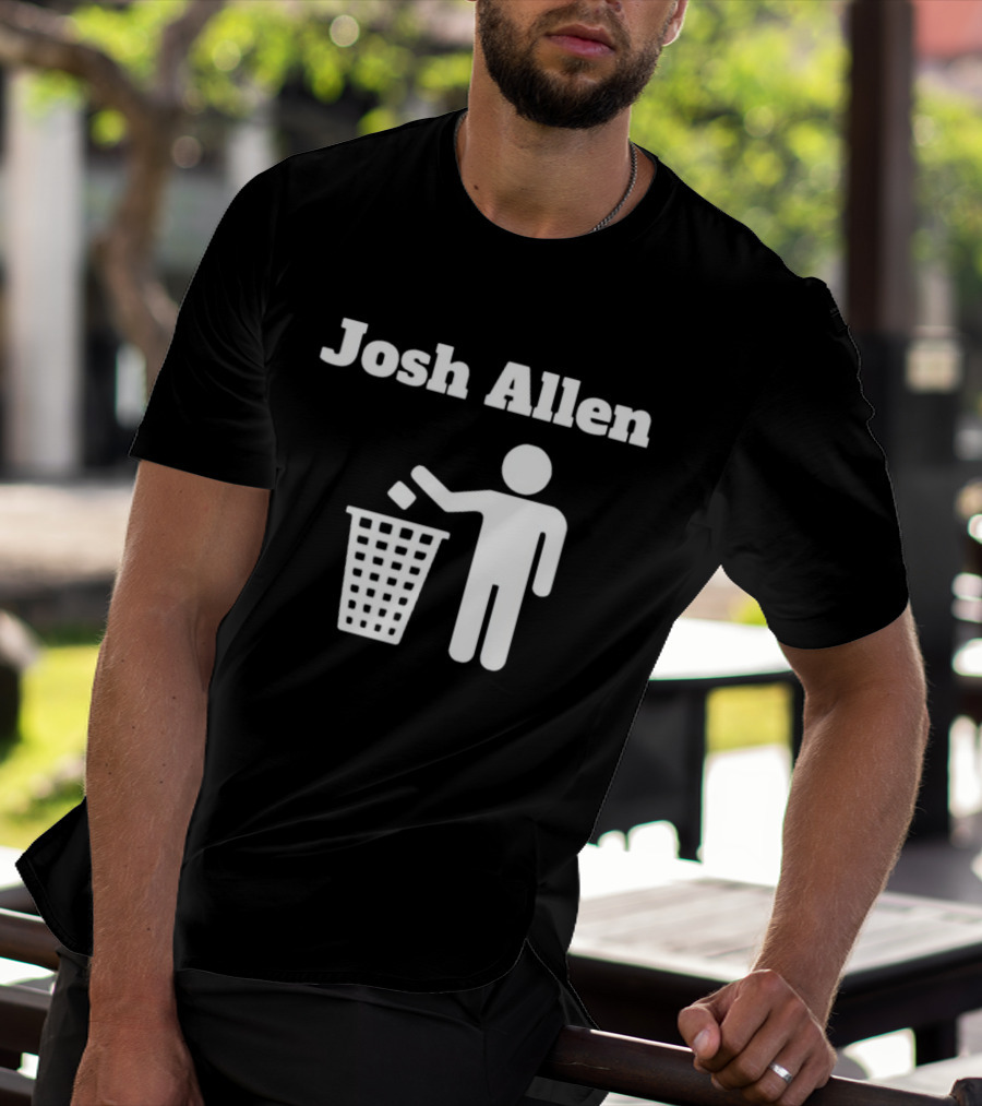 Josh Allen Trash Iconic Disposal Mock T-Shirt