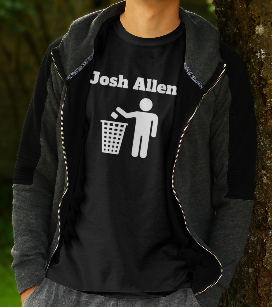 Josh Allen Trash Iconic Disposal Mock T-Shirt