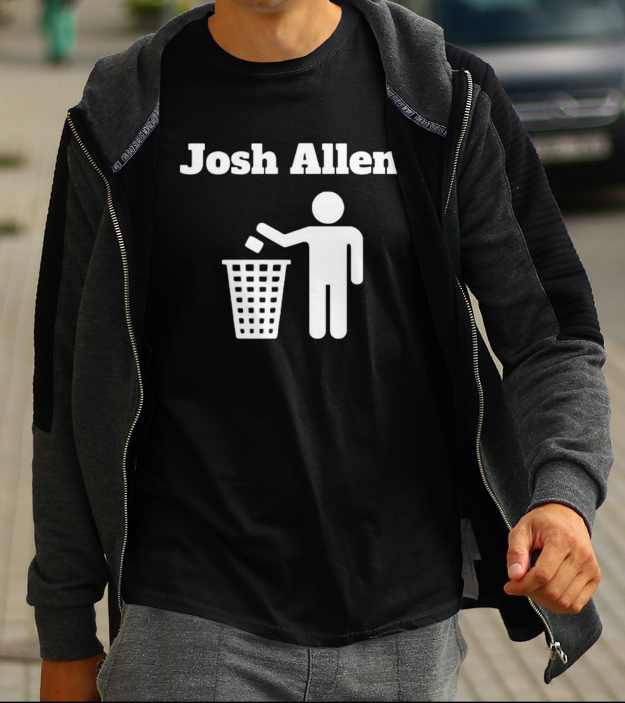 Josh Allen Trash Iconic Disposal Mock T-Shirt