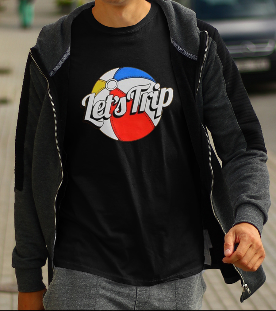 Let's Trip Colorful Beach Ball T-Shirt