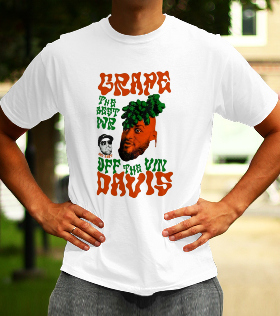 Grape Davis The Best WR Off The Vine T-Shirt