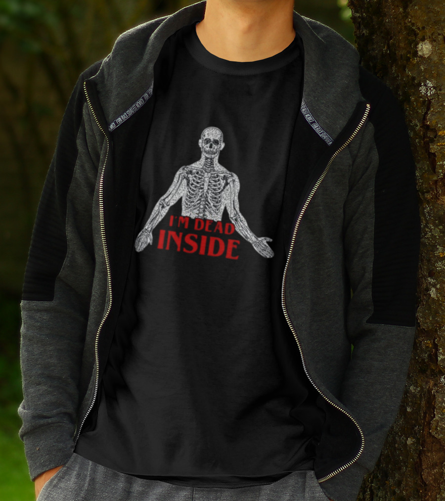 I'm Dead Inside Skeleton Anatomy T-Shirt
