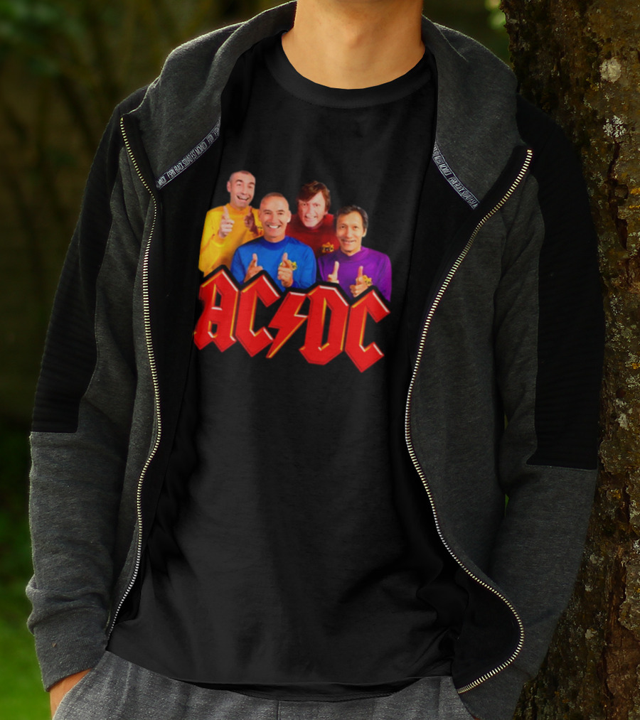 AC/DC Meets The Wiggles For Those About To Wiggle T-Shirt