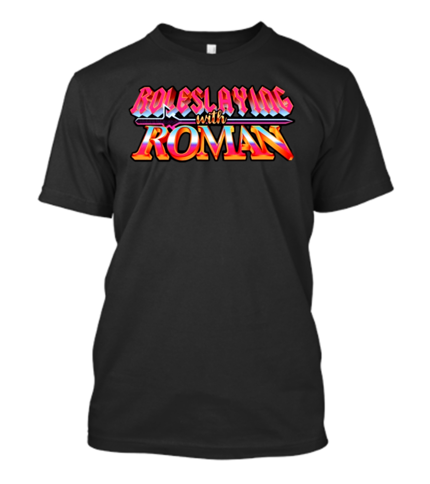 Thomas Sanders Roleslaying With Roman Bold Retro T-Shirt