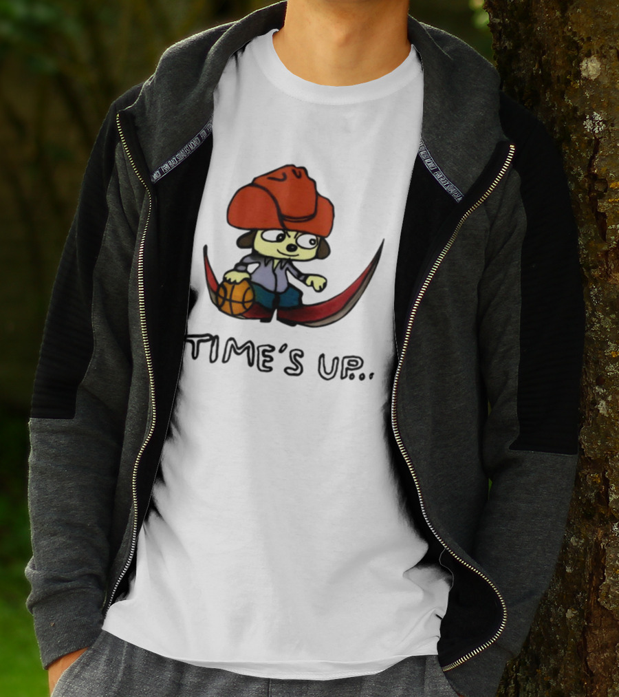 TIME'S UP Parappa The Rapper Basketball Swoosh T-Shirt