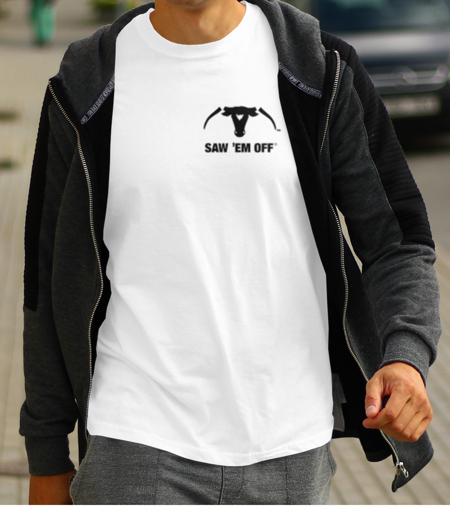 Saw 'Em Off Anti Burnt Orange Longhorn Rivalry T-Shirt