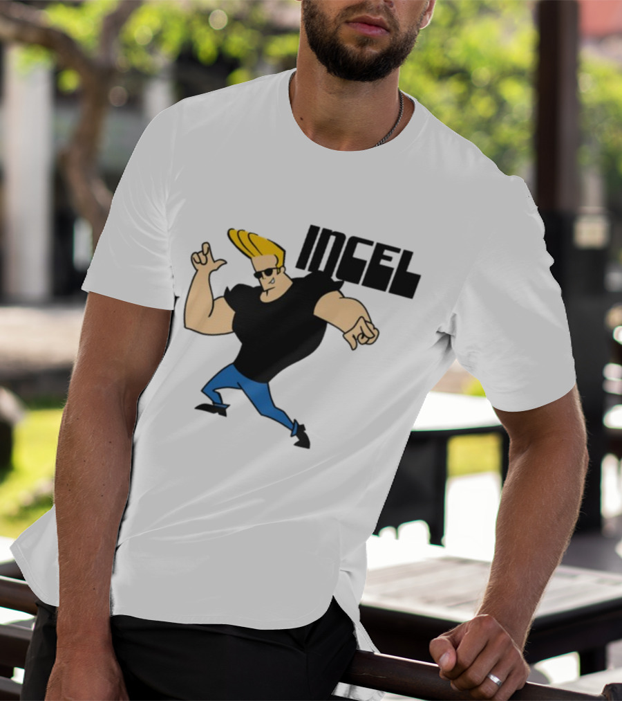Incel Character With Blond Hair And Sunglasses T-Shirt