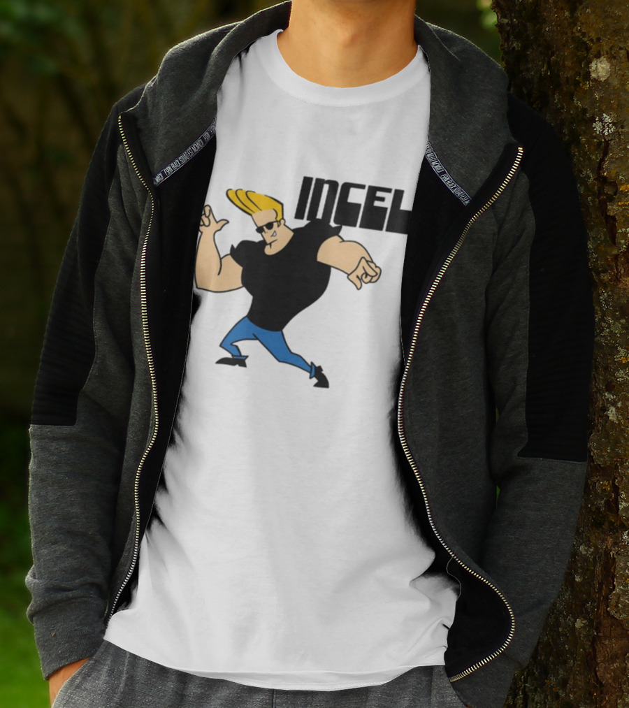 Incel Character With Blond Hair And Sunglasses T-Shirt