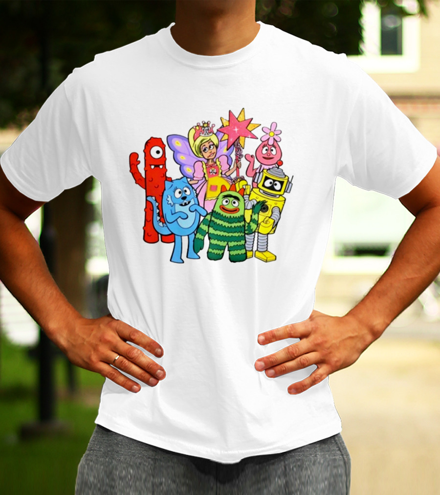 Yogabbagabba Amy Sedaris Yo Gabba Gabba Characters With Princess Star Fairy T-Shirt