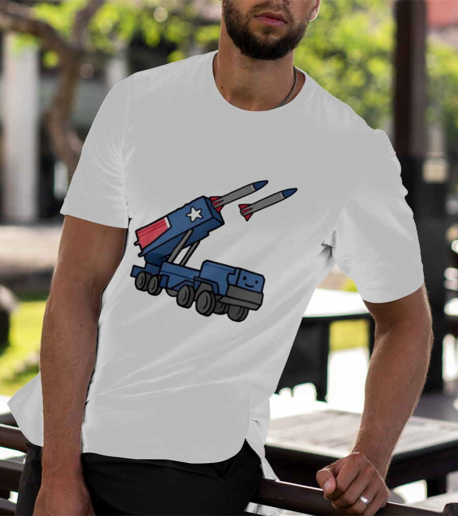 New England Patriots Missile Launcher Truck T-Shirt