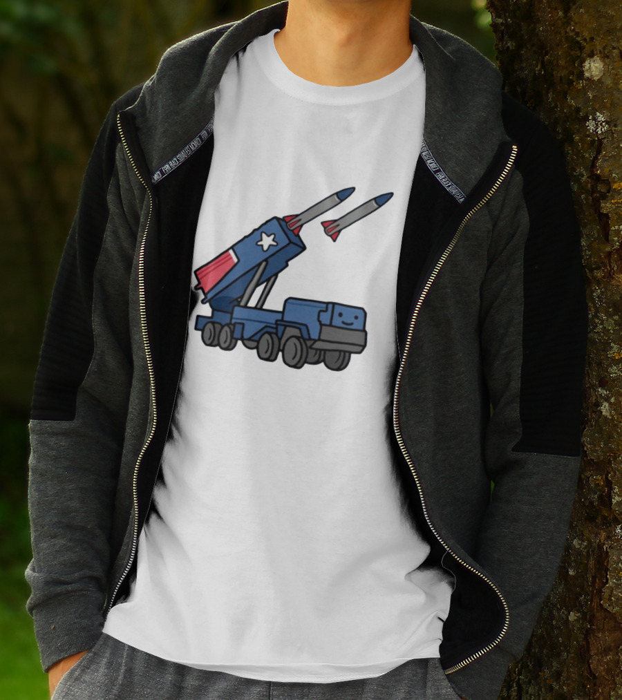 New England Patriots Missile Launcher Truck T-Shirt